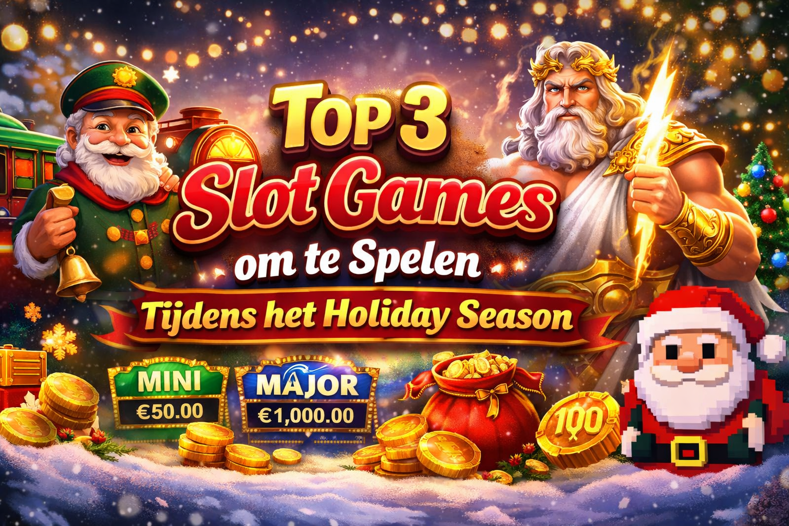 Top 3 Slot Games om te Spelen Tijdens het Holiday Season