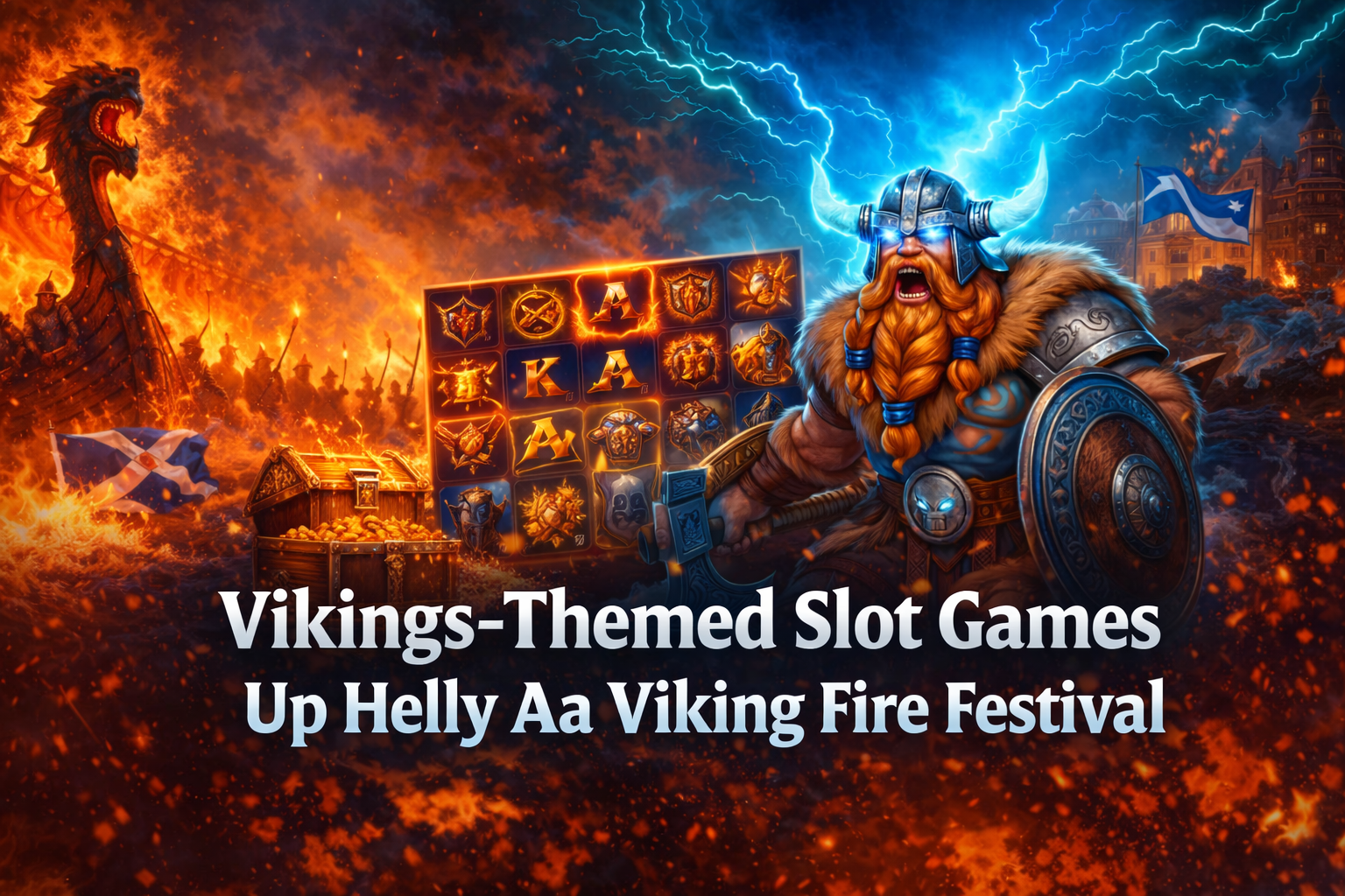 Look How Europe Celebrates Up Helly Aa with Fire, Vikings & Legendary Slot Games