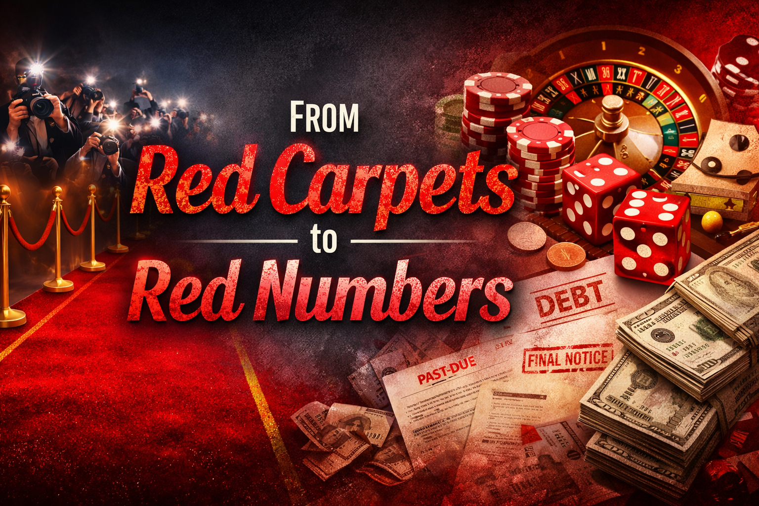Celebrities igaming habits and debts