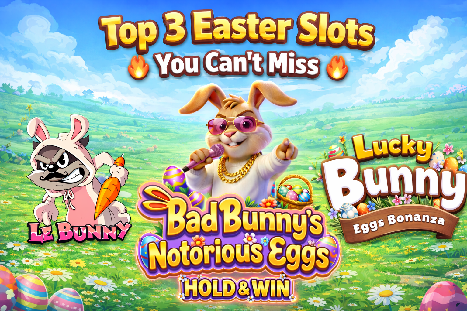 Top 3 Easter Slots 2026: Where Luck, Bunnies & Big Wins Collide 🐰🥚