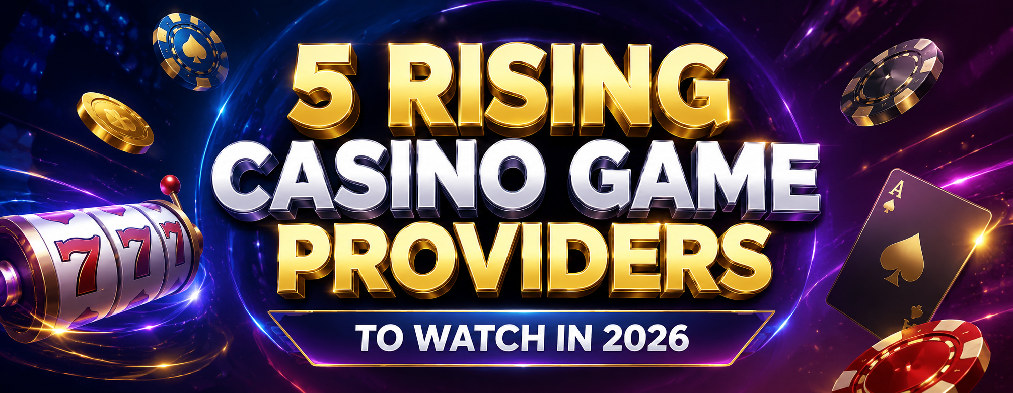 5 Emerging Casino Game Studios Challenging Industry Giants in 2026