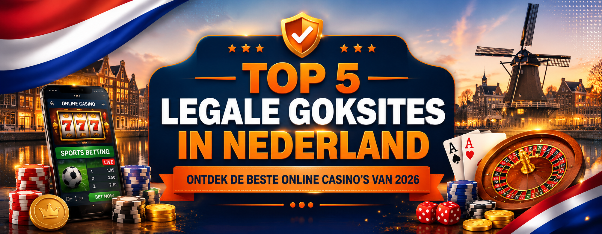 Top 5 Legale Online Goksites in Nederland